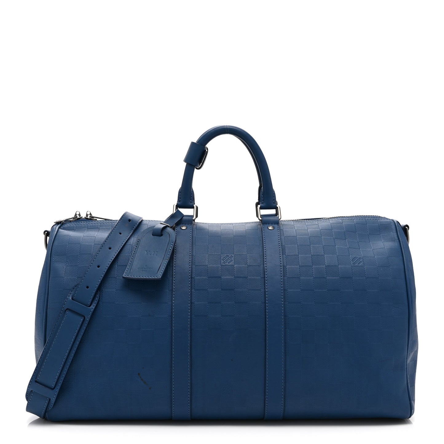 Damier Infini Keepall Bandouliere 45 Neptune
