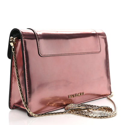Bulgari Metallic Serpenti Forever Chain Wallet Rose Quartz 3 of 10