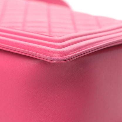 Chanel Lambskin Quilted New Medium Boy Flap Pink 11 of 16
