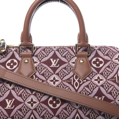 Louis Vuitton Jacquard Since 1854 Speedy Bandouliere 25 Bordeaux 6 of 8