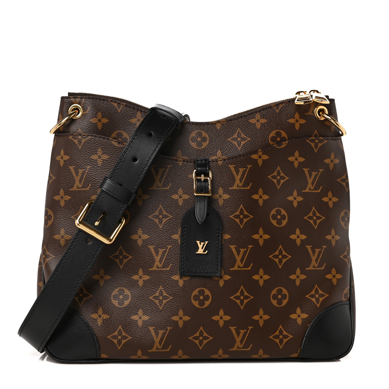 Louis Vuitton Monogram Odeon MM Black 1 of 8