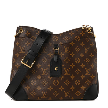 Louis Vuitton Monogram Odeon MM Black 1 of 8