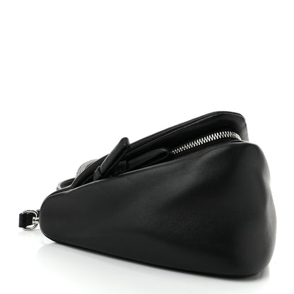 Prada Nappa Padded Signaux Triangle Crossbody Black 4 of 10