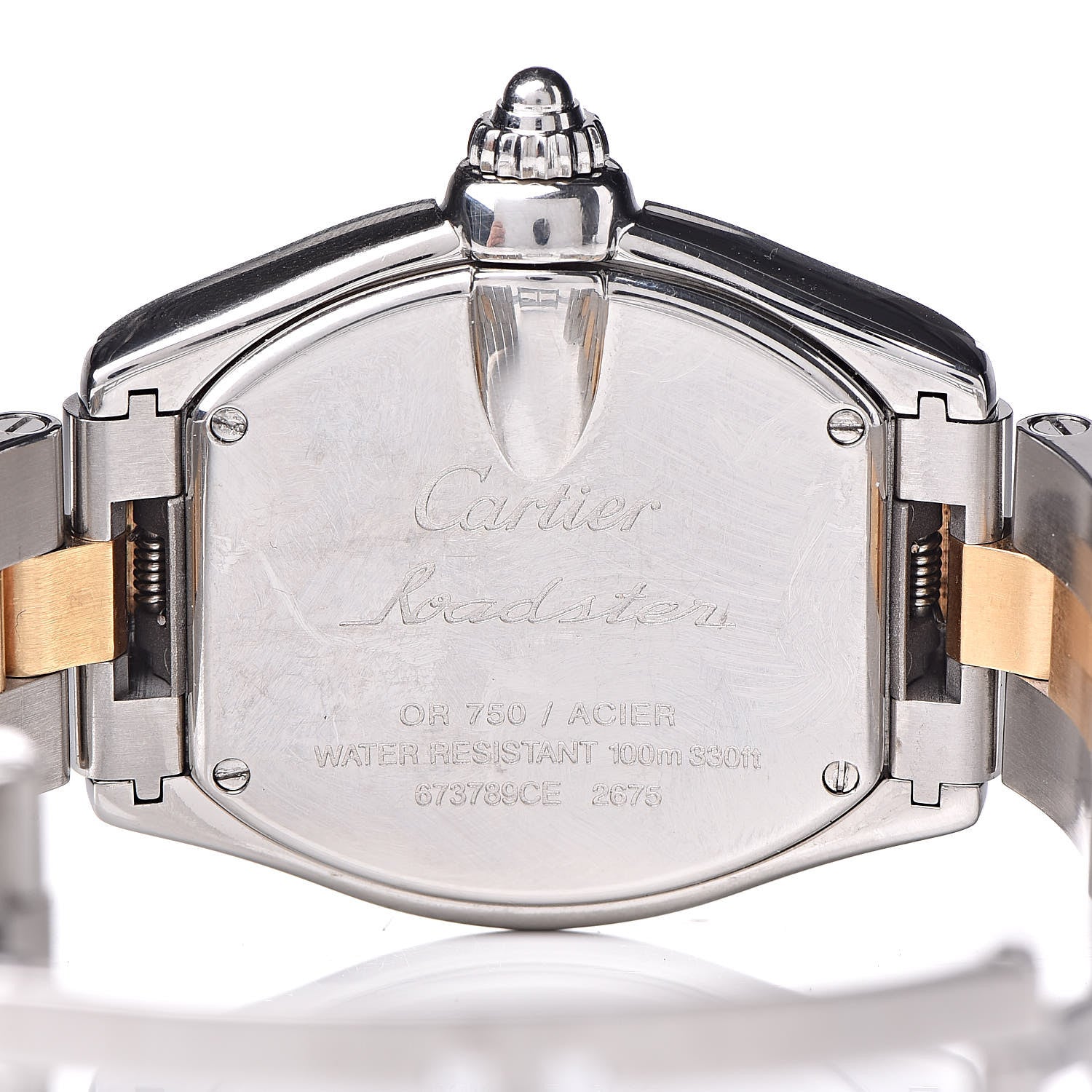 Cartier Stainless Steel 18K Yellow Gold 31mm Roadster Quartz Watch 6 of 6