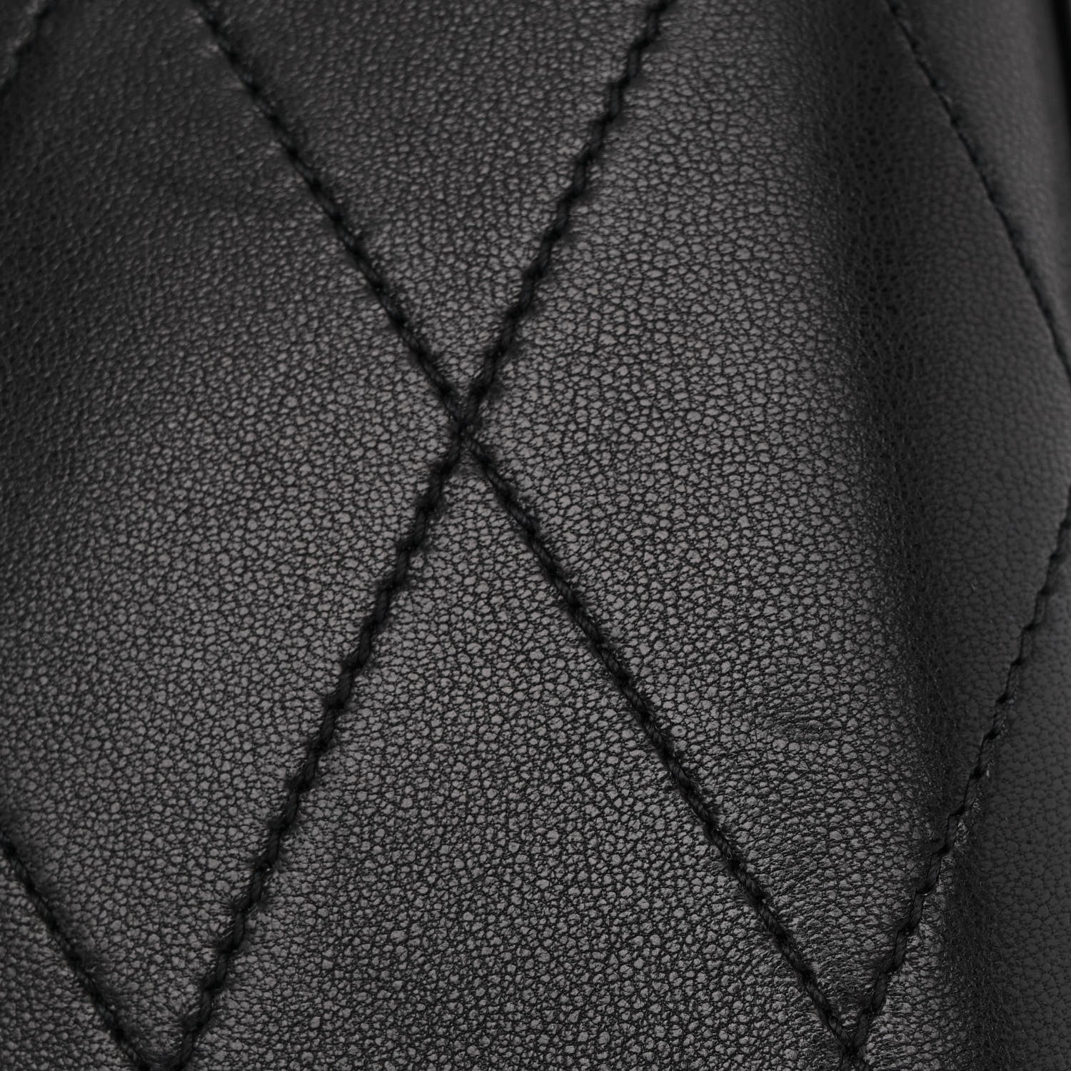 Saint Laurent Lambskin Quilted Le Maillon Chain Strap Crossbody Black 12 of 12