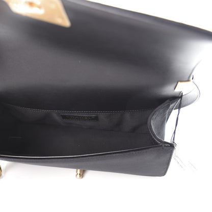 Chanel Velvet Quilted Medium Boy Flap Black 5 of 10