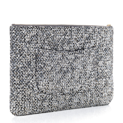 Chanel Sequins Medium 19 Pouch Silver 4 of 8