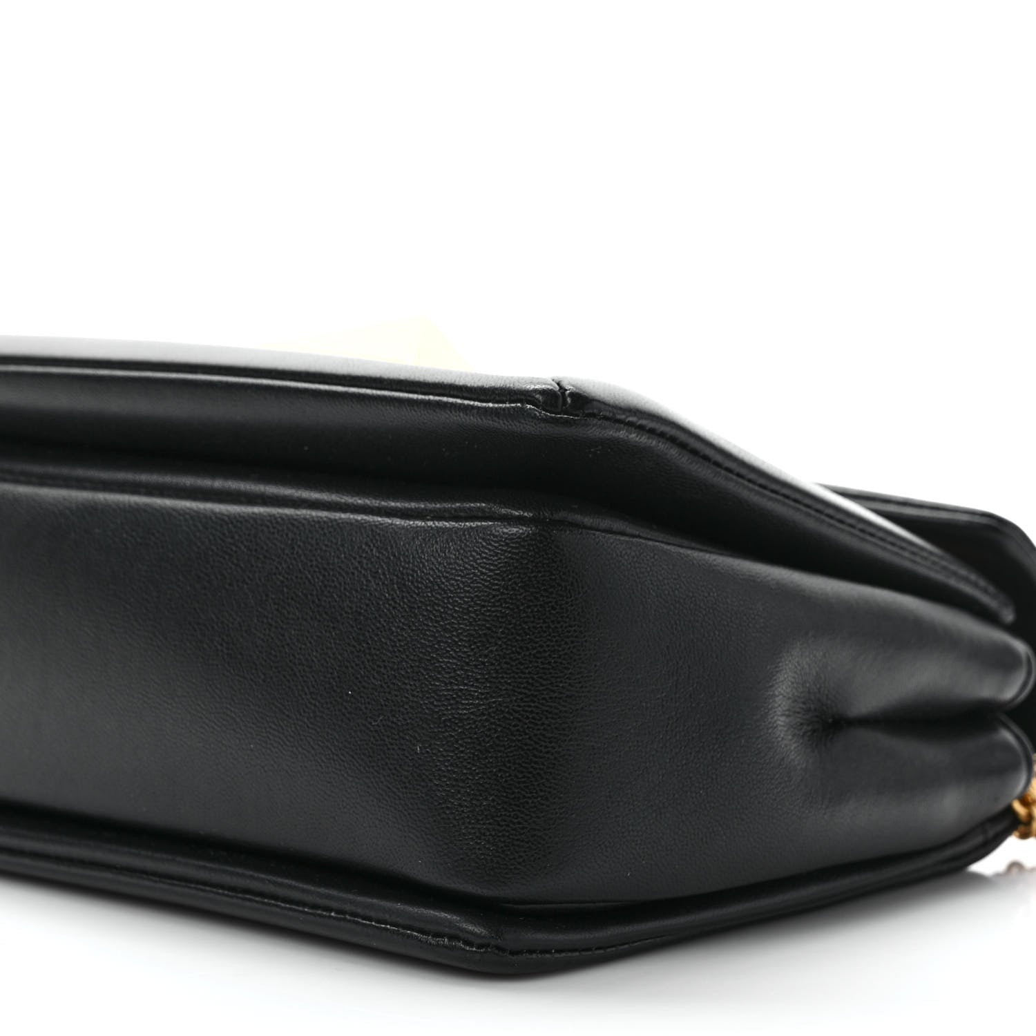 Valentino Garavani Nappa One Stud Chain Clutch Black 9 of 10