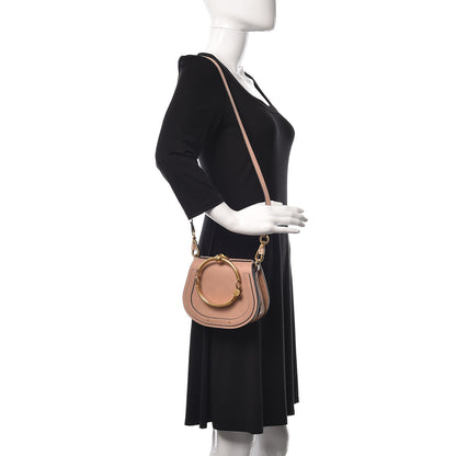 Chloe Calfskin Suede Small Nile Bracelet Bag Biscotti Beige 2 of 11