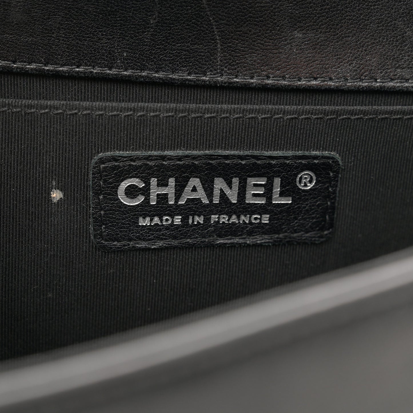 Lambskin Quilted Medium Boy Flap Black