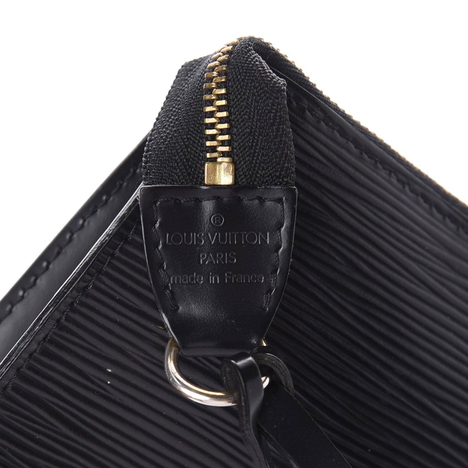 Louis Vuitton Epi Pochette Accessories 24 Black 7 of 8