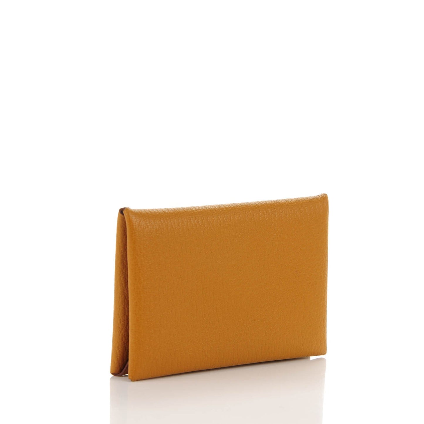 Chevre Mysore Calvi Card Case Moutarde