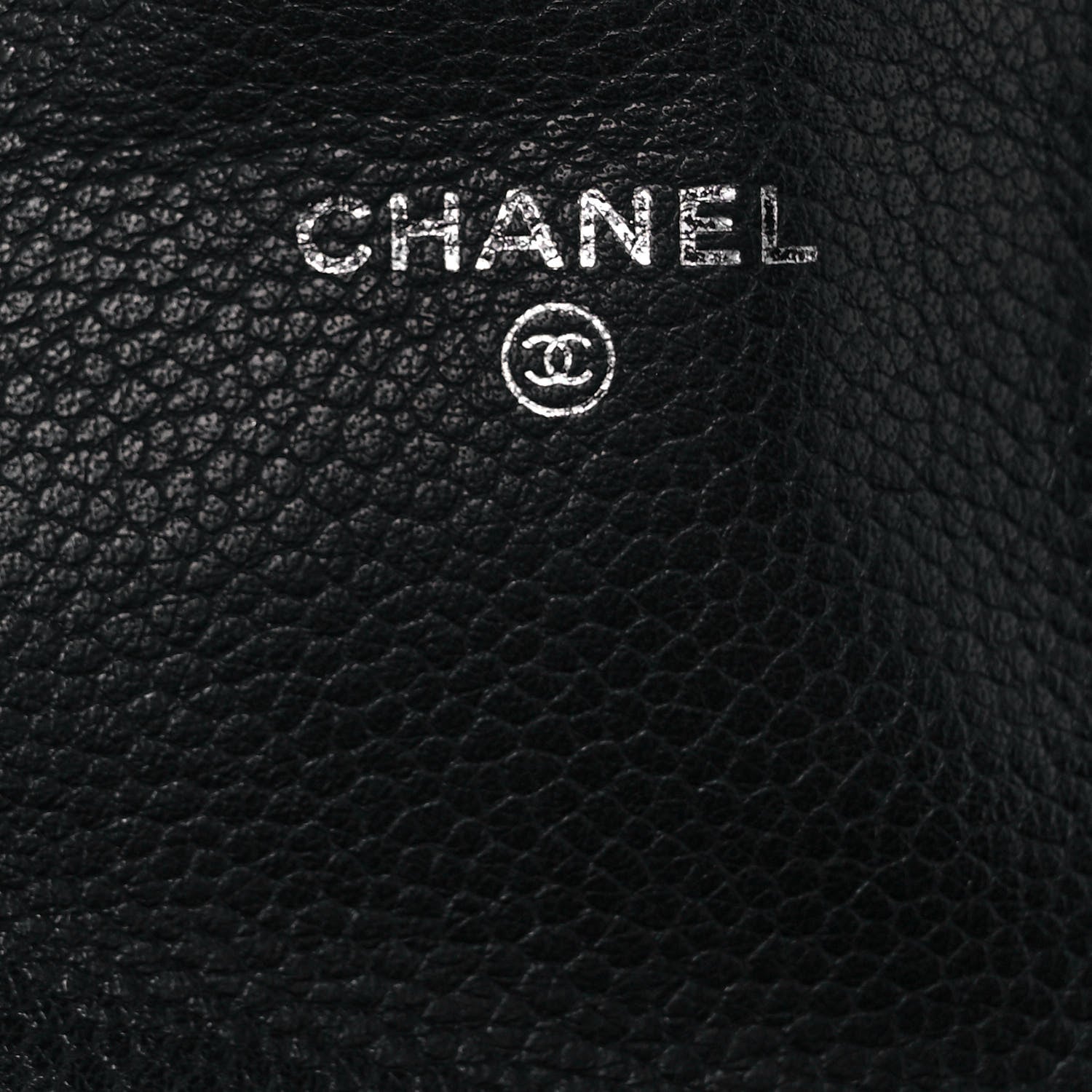Chanel Caviar Half Moon Wallet On Chain WOC Black 6 of 11