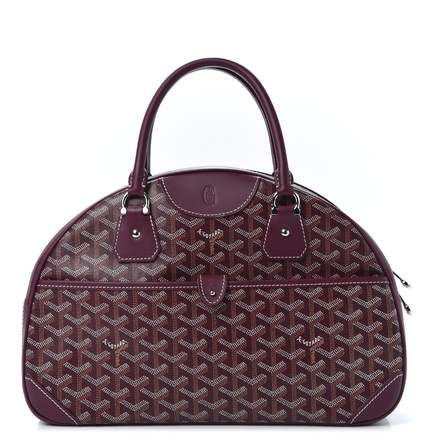 Goyardine Saint Jeanne MM Bowler Burgundy