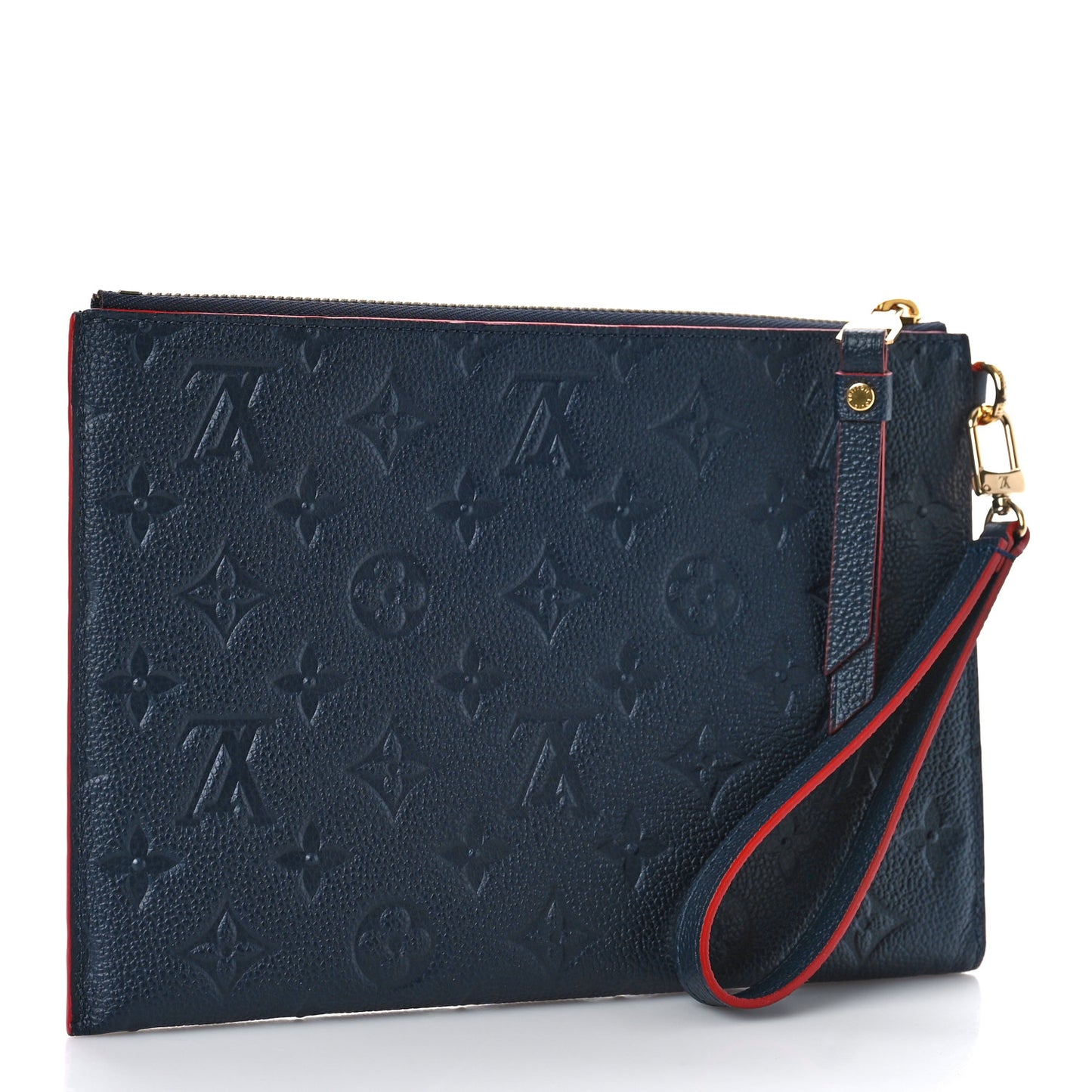 Empreinte Pochette Melanie MM Marine Rouge