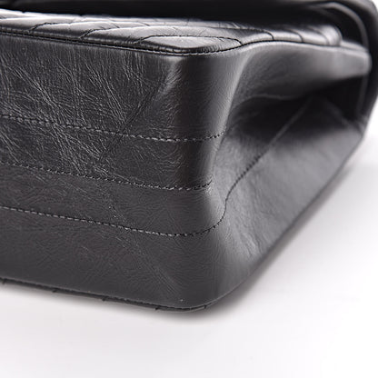 Chanel Aged Calfskin Chevron Quilted 2.55 Reissue 226 So Black 6 of 14