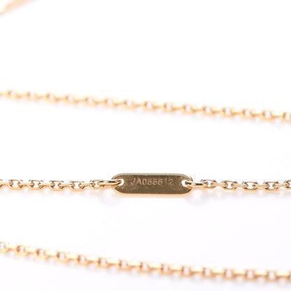 Van Cleef & Arpels 18K Yellow Gold Mother of Pearl Sweet Alhambra Pendant Necklace 6 of 7