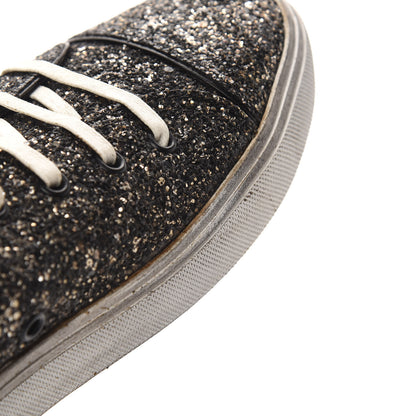 Saint Laurent Rubber Glitter Mens Bedford Low Top Sneakers 44 Multicolor 12 of 14