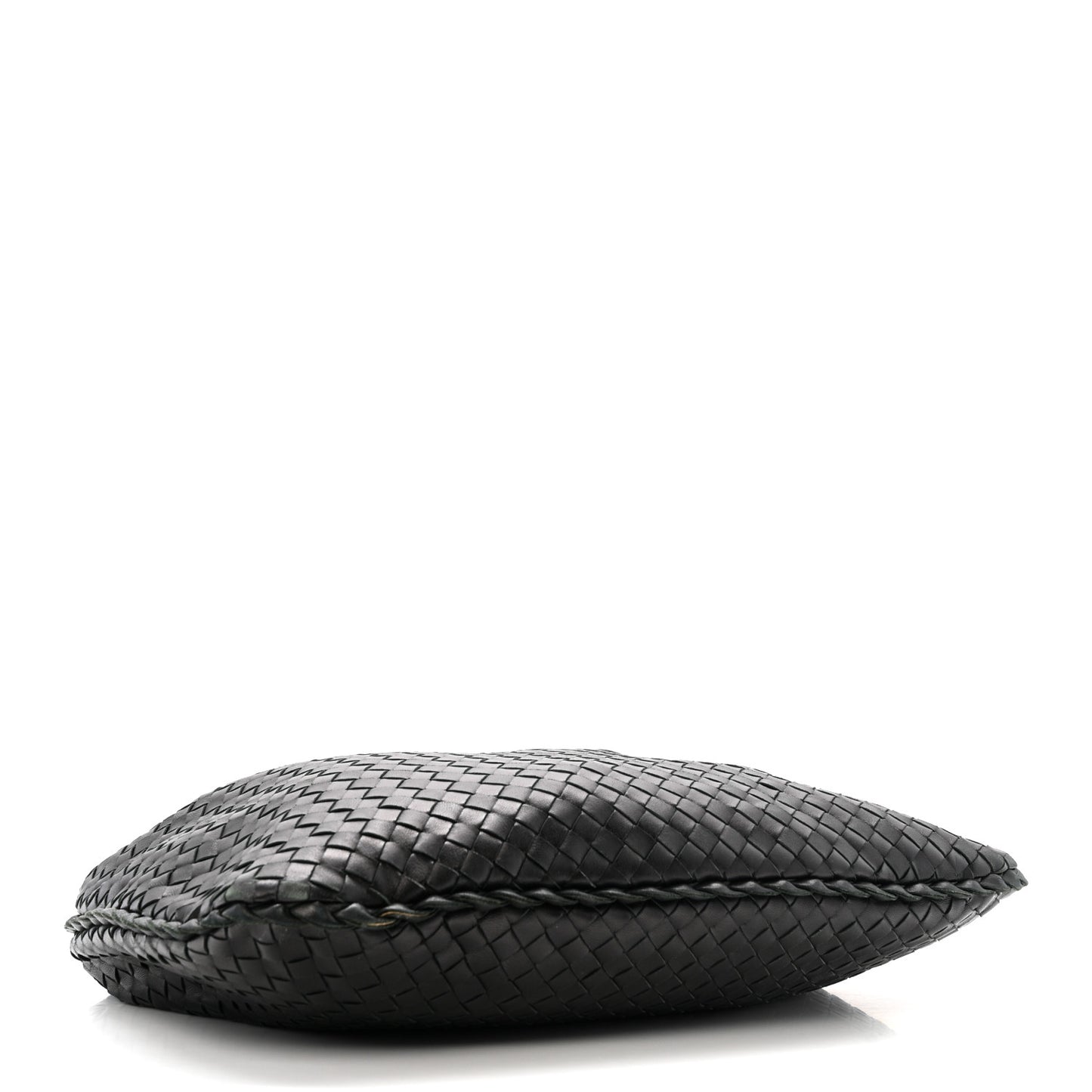 Nappa Intrecciato Medium Veneta Hobo Black