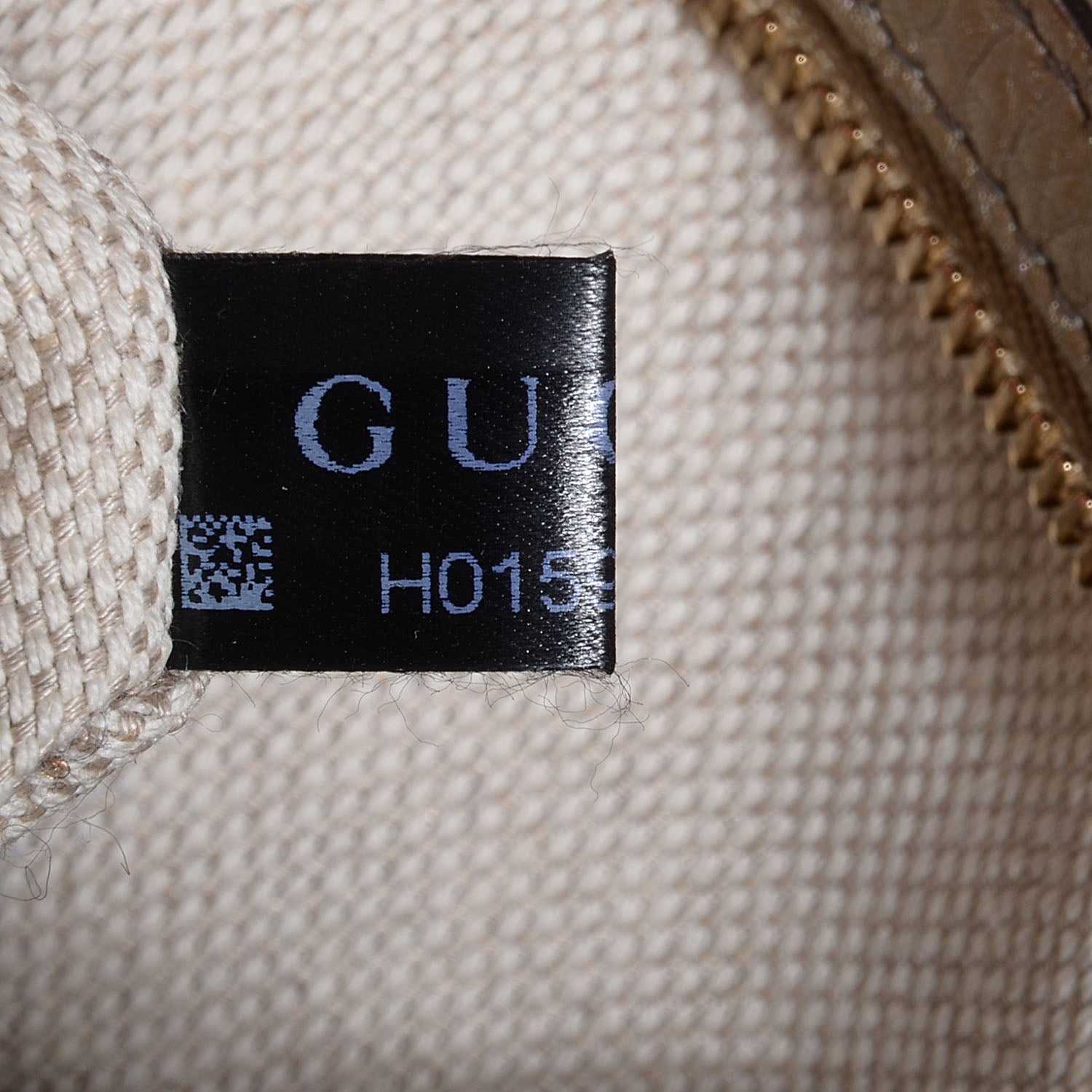 Gucci Metallic Pebbled Calfskin Small Soho Bowler Golden Beige 8 of 9