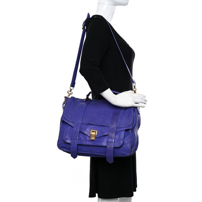 Proenza Schouler Lambskin PS1 Large Satchel Purple Rain 2 of 12