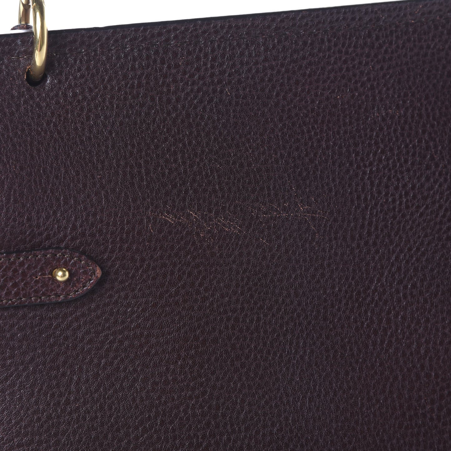 Small Classic Grain Amberley Satchel Oxblood