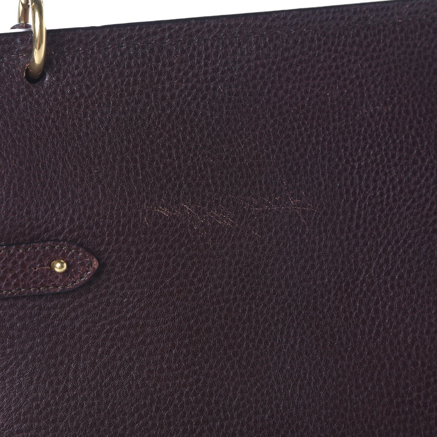 Mulberry Small Classic Grain Amberley Satchel Oxblood 18 of 20