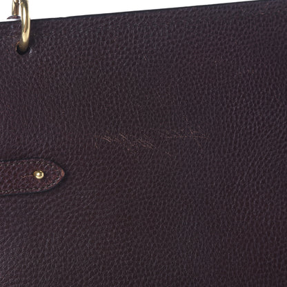 Mulberry Small Classic Grain Amberley Satchel Oxblood 18 of 20