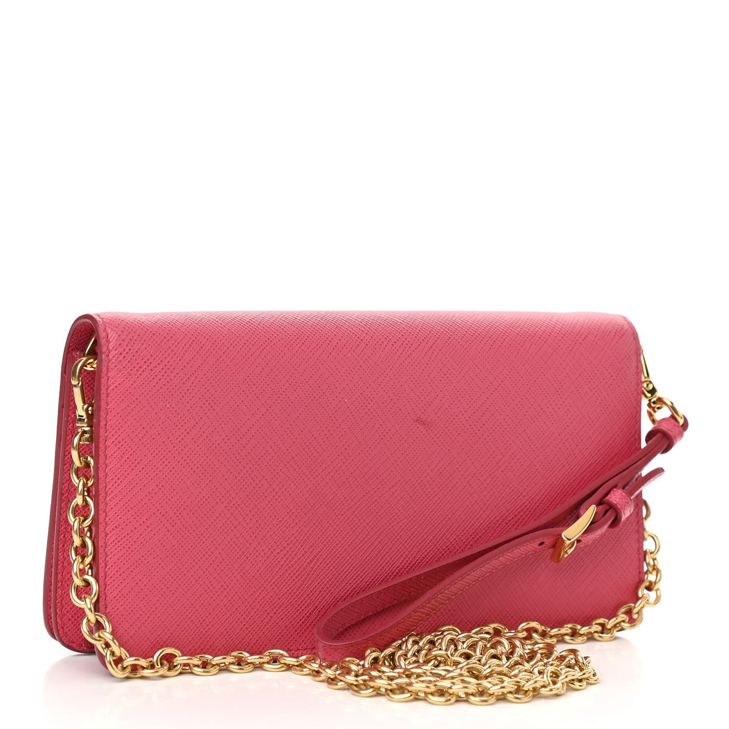 Saffiano Metal Phone Wristlet Crossbody Wallet Peonia