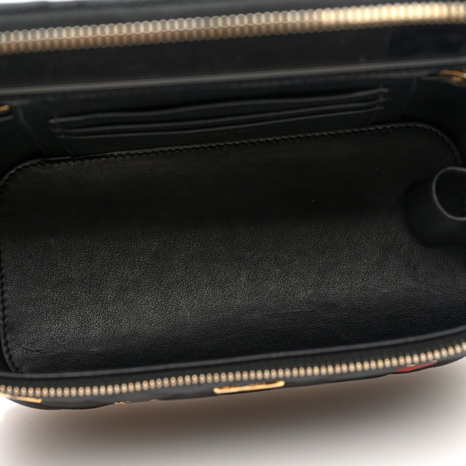 Chanel Caviar Quilted Enamel Coco Casino Small Vanity Case With Chain Black 5 of 11