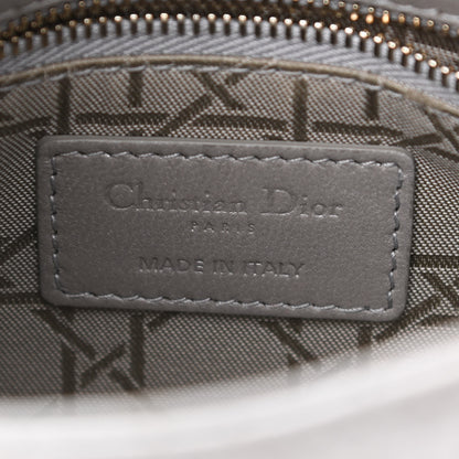 Christian Dior Lambskin Cannage Mini Lady Dior Grey 6 of 9