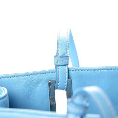 Prada Soft Calf Tote Turchese 9 of 18