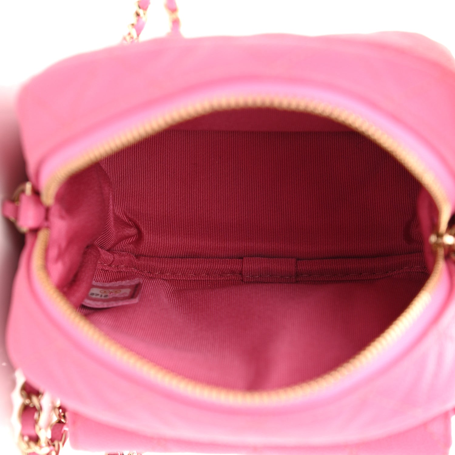 Chanel Caviar Quilted CC Day Camera Case Pink 5 of 10