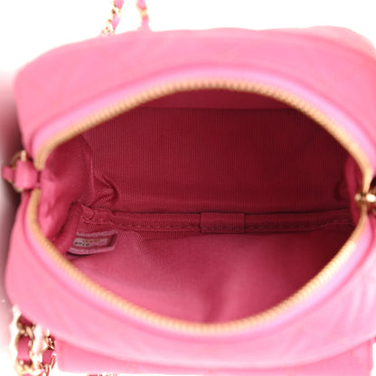 Chanel Caviar Quilted CC Day Camera Case Pink 5 of 10