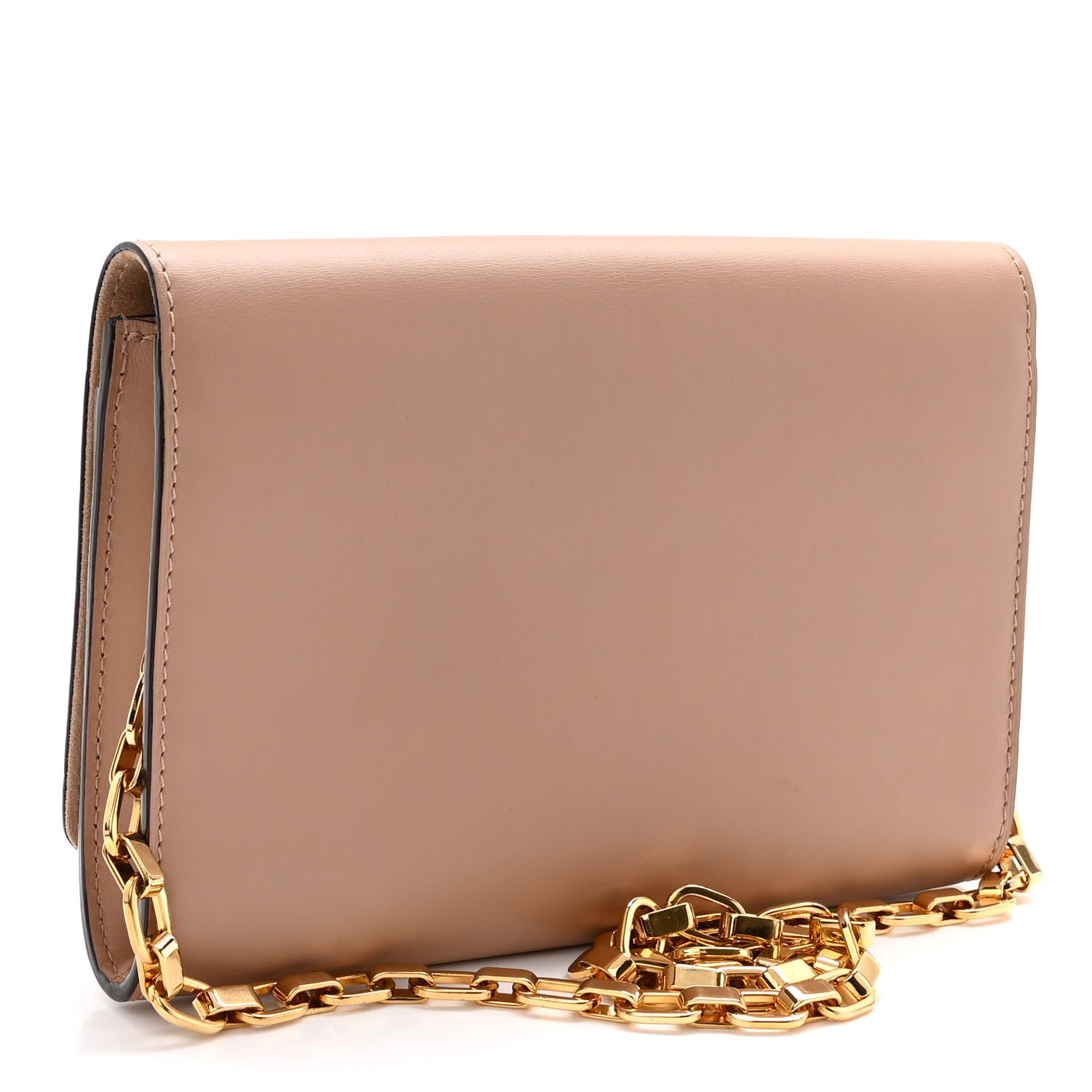 Louis Vuitton Calfskin Chain Louise Nude 3 of 10
