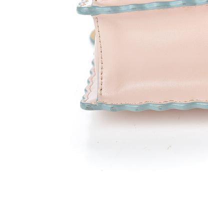 Fendi Vitello Liberty Scalloped Studded Kan I Shoulder Bag Soap 12 of 13