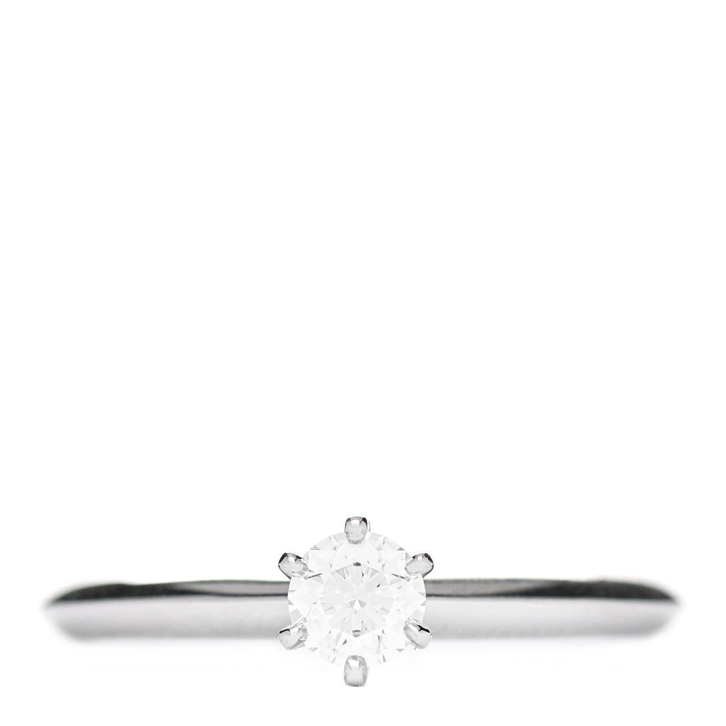 Platinum Diamond .23ct Solitaire Engagement Ring 49 5