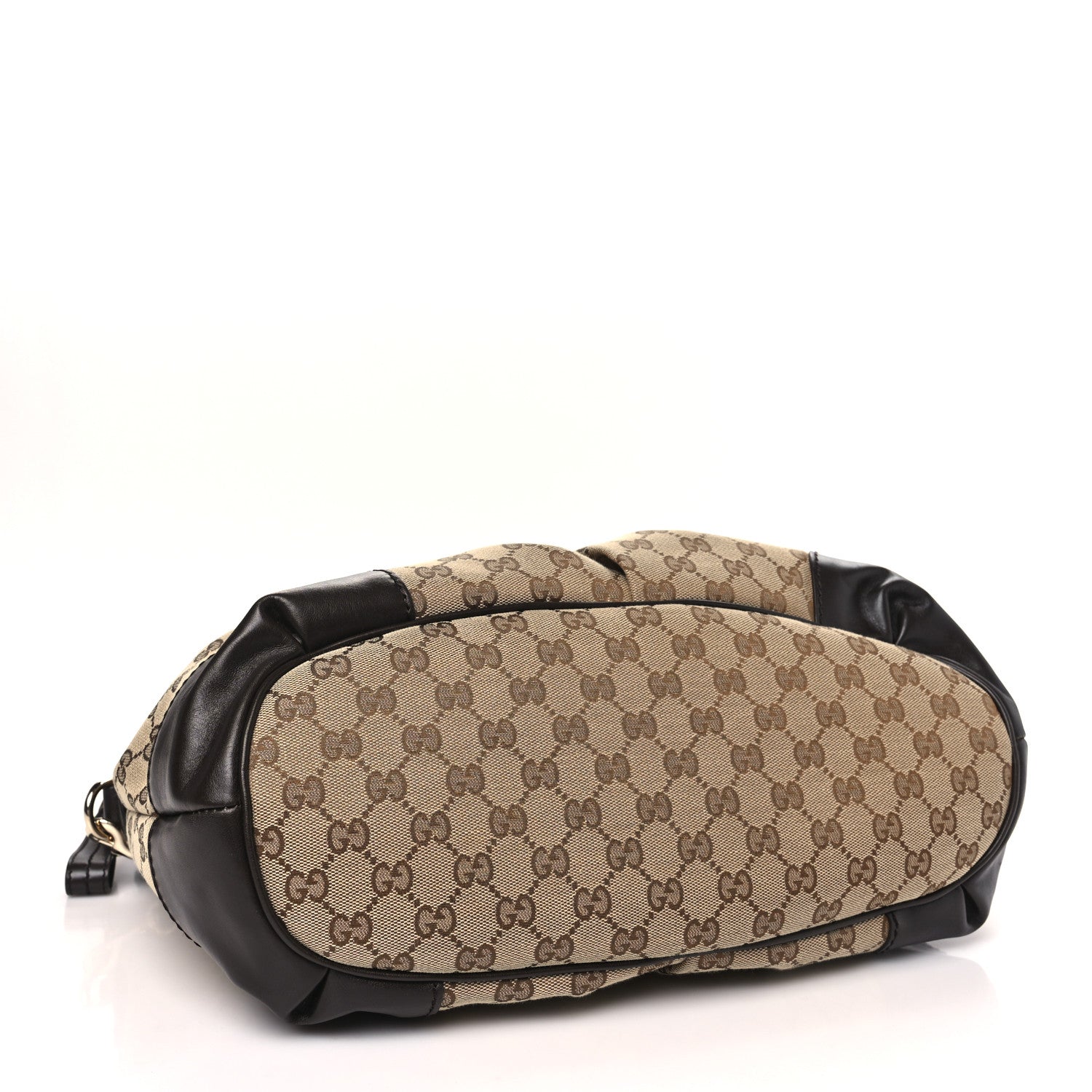 Gucci Monogram Large Sukey Top Handle Bag Beige Dark Brown 4 of 10