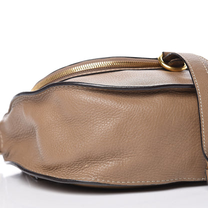 Chloe Calfskin Medium Marcie Round Zip Crossbody Bag Nut 5 of 18