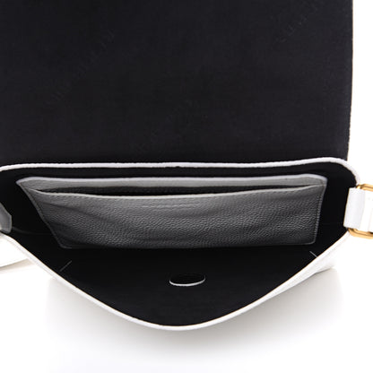 Burberry Soft Calfskin Small Burleigh Crossbody Bag Chalk White 4 of 10