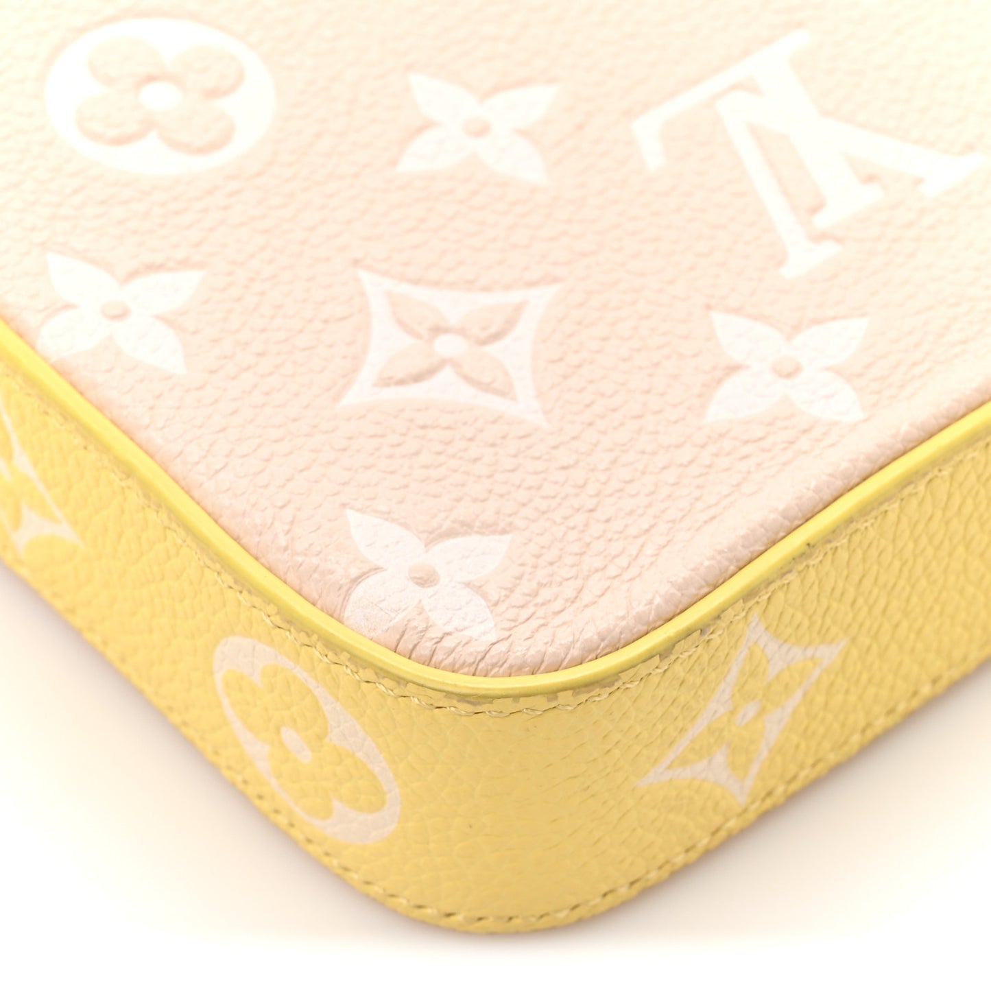 Empreinte Spring in the City Felicie Pochette Chain Wallet Pink Beige Yellow