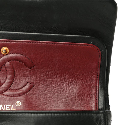 Chanel Lambskin Quilted Small Double Flap Black 15 of 28