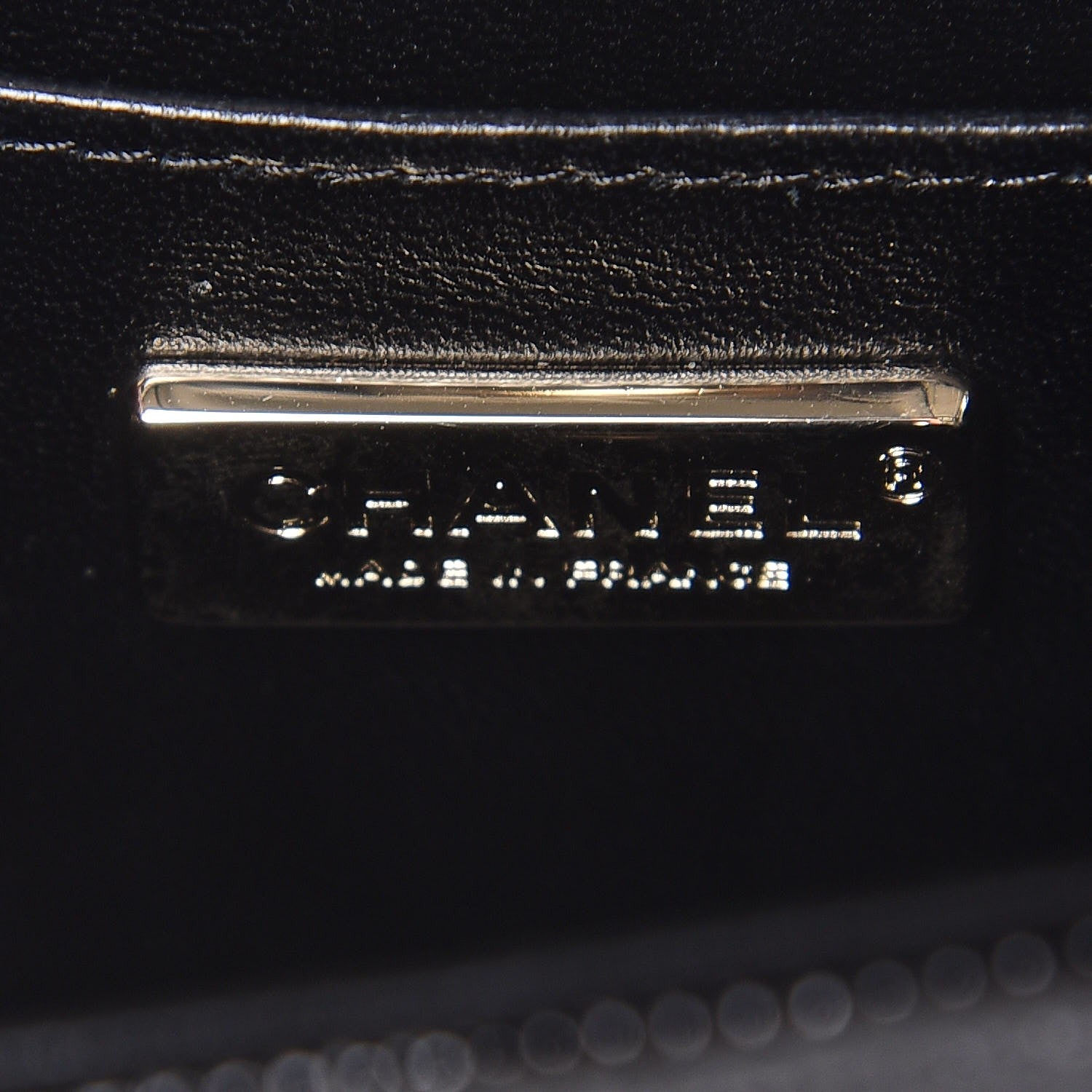 Chanel Lizard Mini Rectangular Flap Black 6 of 7