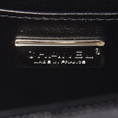 Chanel Lizard Mini Rectangular Flap Black 6 of 7