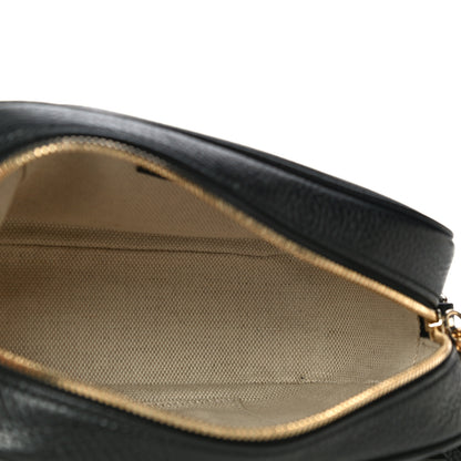 Gucci Pebbled Calfskin Small Soho Disco Bag Black 5 of 13