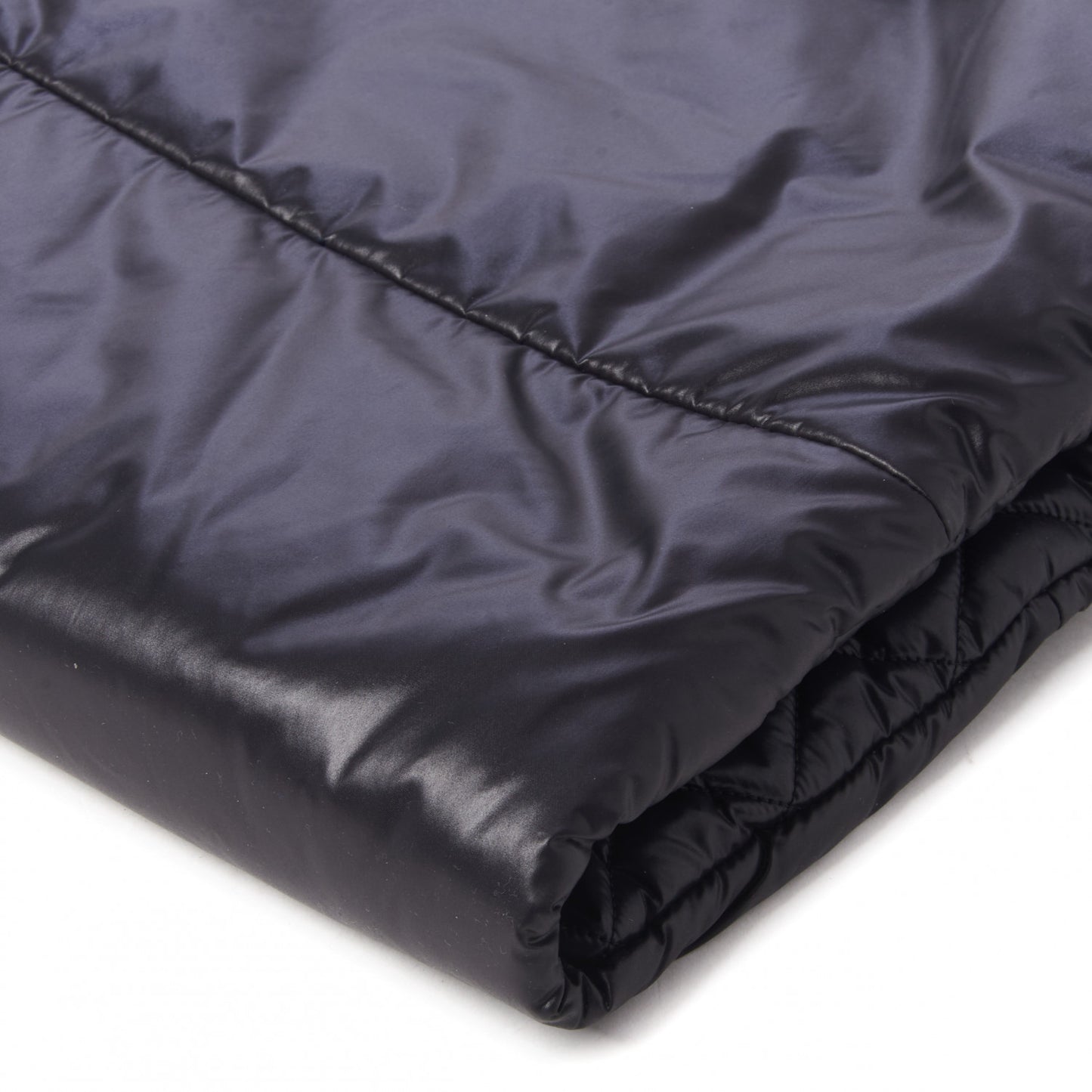 Nylon Quilted Coco Cocoon Garment Cover Black
