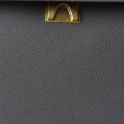 Celine Drummed Calfskin Small Belt Bag Grey 9 of 12
