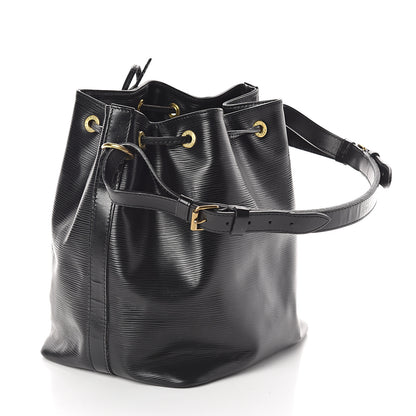 Louis Vuitton Epi Petit Noe Black 2 of 9