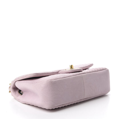 Chanel Calfskin Surpique Chevron Small Flap Pink 4 of 10