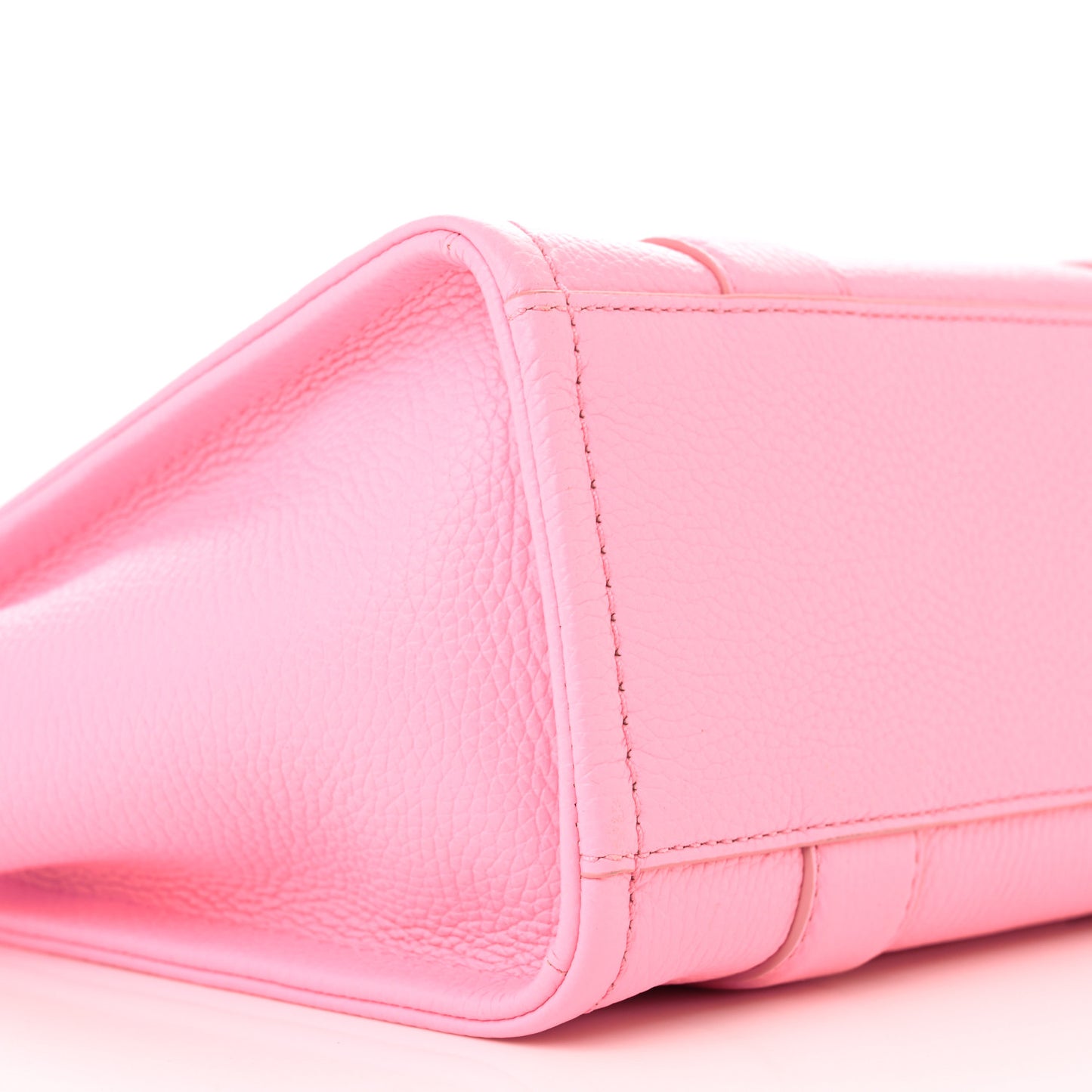 Grained Calfskin Small The Tote Bag Candy Pink